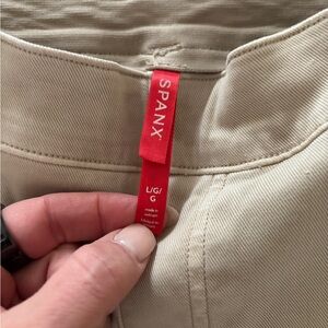 SPANX Cream Chinos
